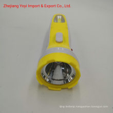 Yellow Color 8666 New ABS Plastic COB Side Light 1W Rechargeble Torch Flashlight